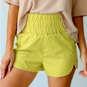 NEW Lime Athletic Shorts